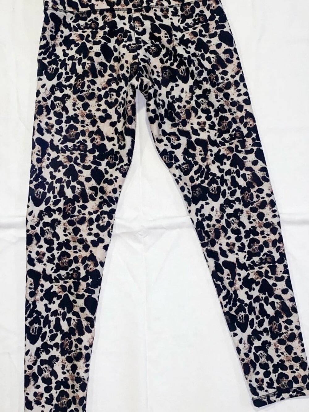 Balance Leopard Print High-Waisted Leggings L NWOT